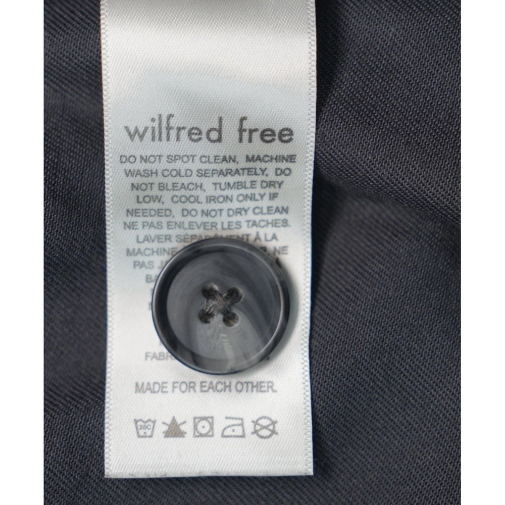 Wilfred Free Aritzia High Rise Navy Shorts XS Minimalist Quiet Luxury Casual - Picture 5 of 7